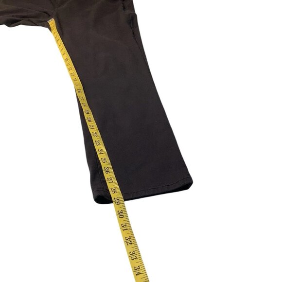 LL Bean Straight Leg Classic Fit High Rise Stretch Womens Jeans Size 14 Black - Picture 5 of 8